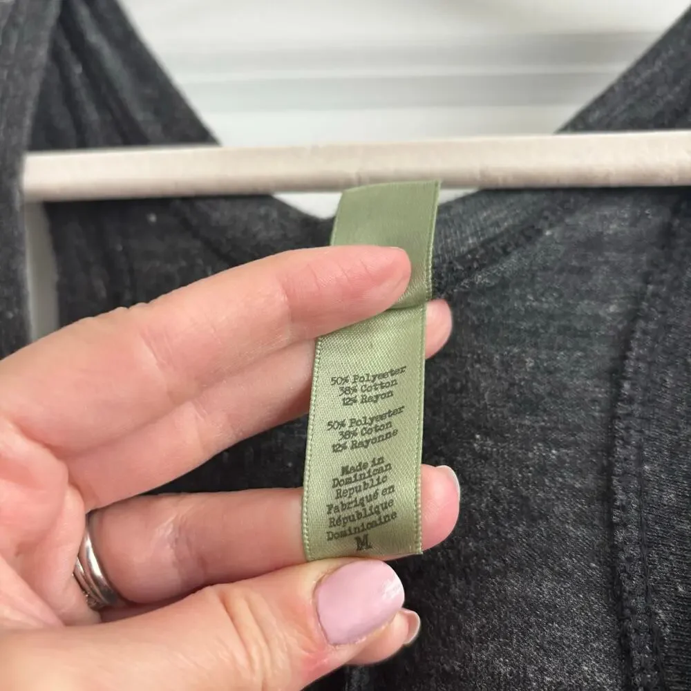 Alternative Earth Women’s Jersey Knit Tank Gray Maxi Dress Sz M Minimalist - Picture 11 of 12